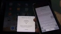 Apple share wifi ios11